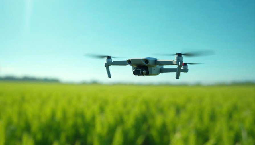 Drones na Agricultura: Voando Alto para uma Colheita de Sucesso